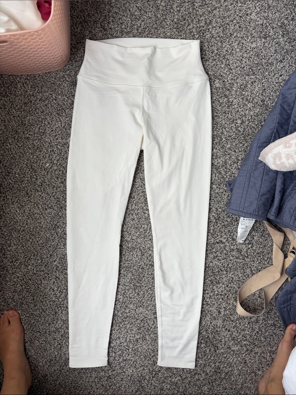 Alo High Waist Leggings Ivory